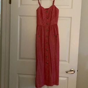 Burnt Orange maxi dress